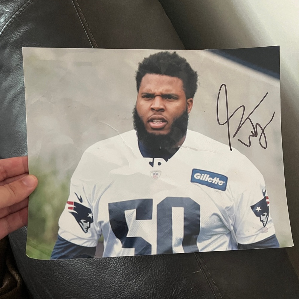 Autographed Isaiah Emmanuel Wynn photo